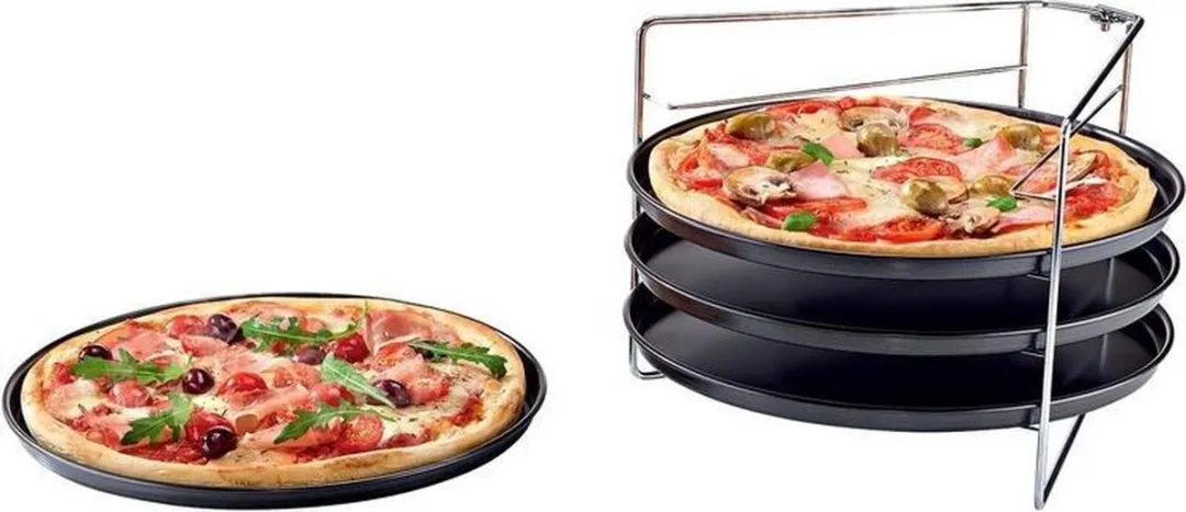 Zenker Pizzarek 5-delige set - Ø28,5cm - Zwart