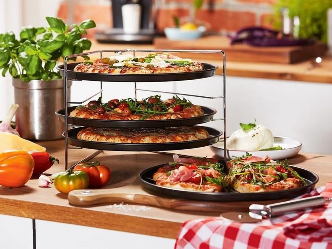 Zenker Pizzarek 5-delige set - Ø28,5cm - Zwart
