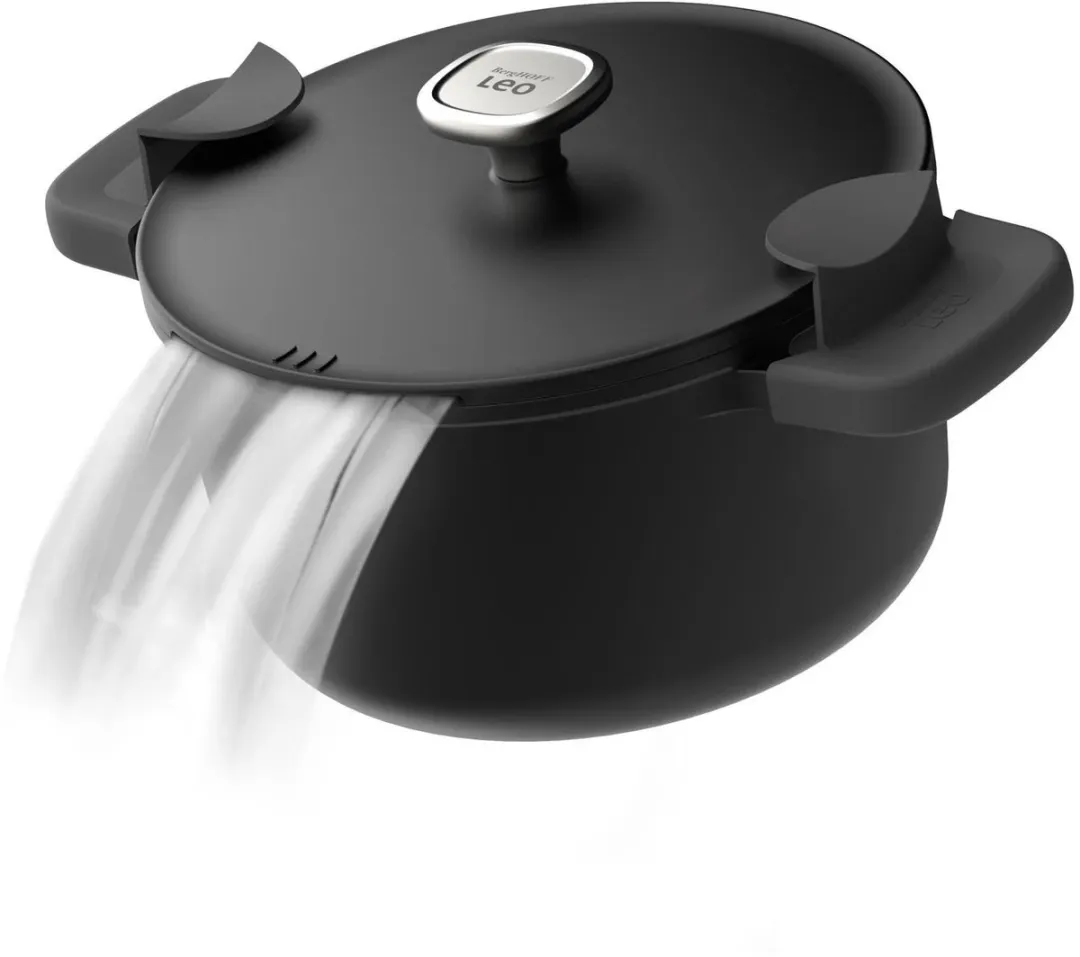BergHOFF Leo Phantom Downdraft Pannenset 6-delig - Zwart