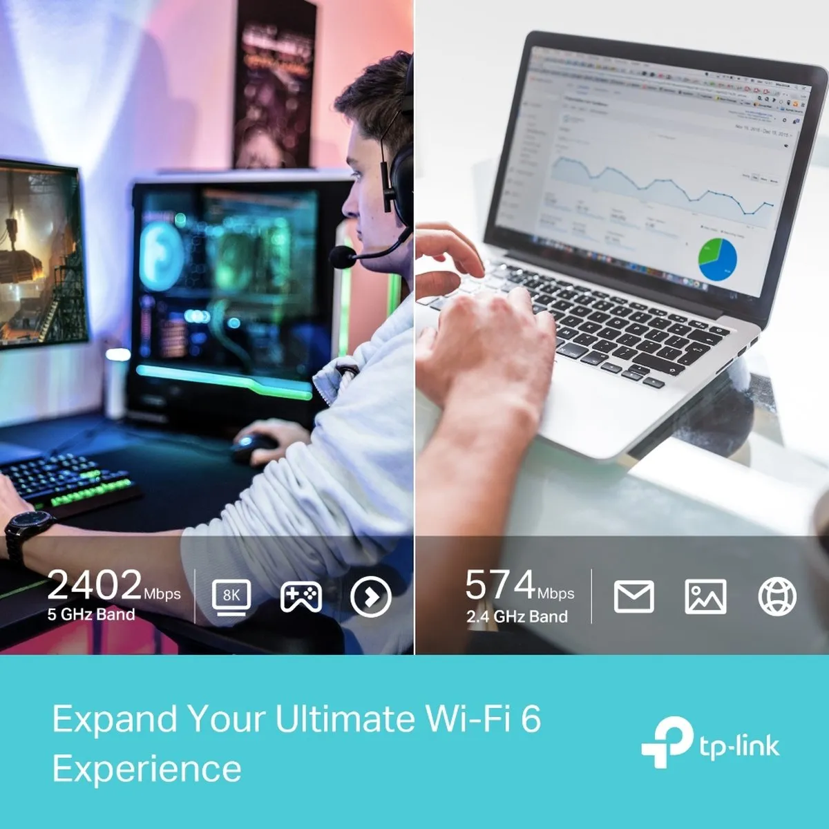 TP-Link Archer TX50UH Netwerkadapter - Zwart