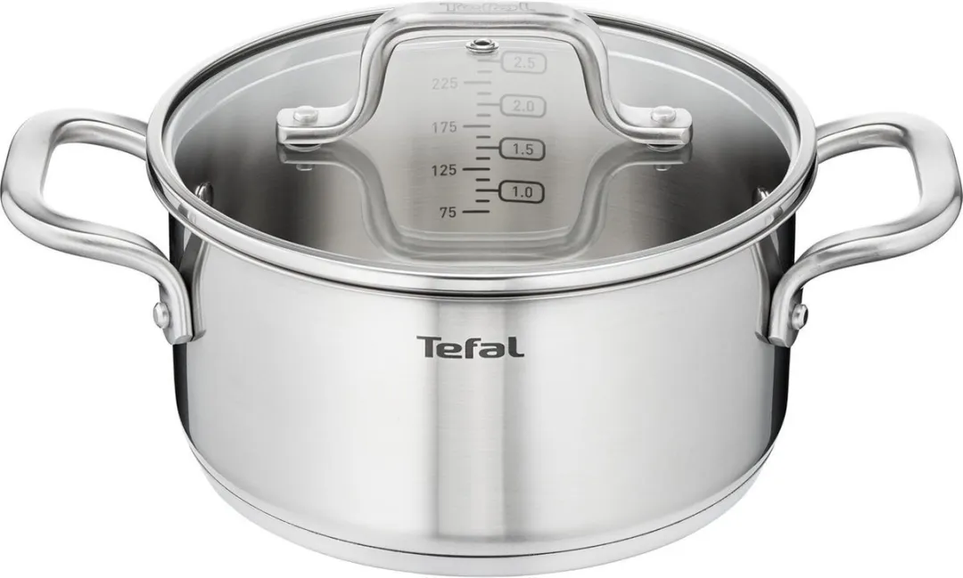 Tefal Virtuoso E4926S Set 3-delig - 16/20/24cm Zilver