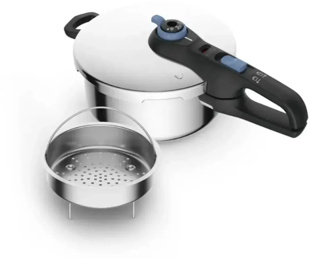 Tefal Secure Trendy Snelkookpan 4L - Zwart/Aqua
