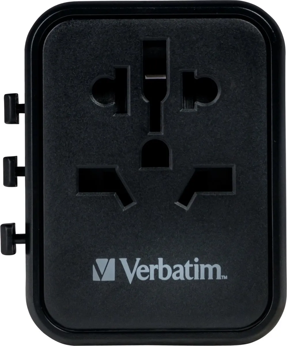 Verbatim UTA-02 Reisadapter - USB-A & USB-C PD 20W