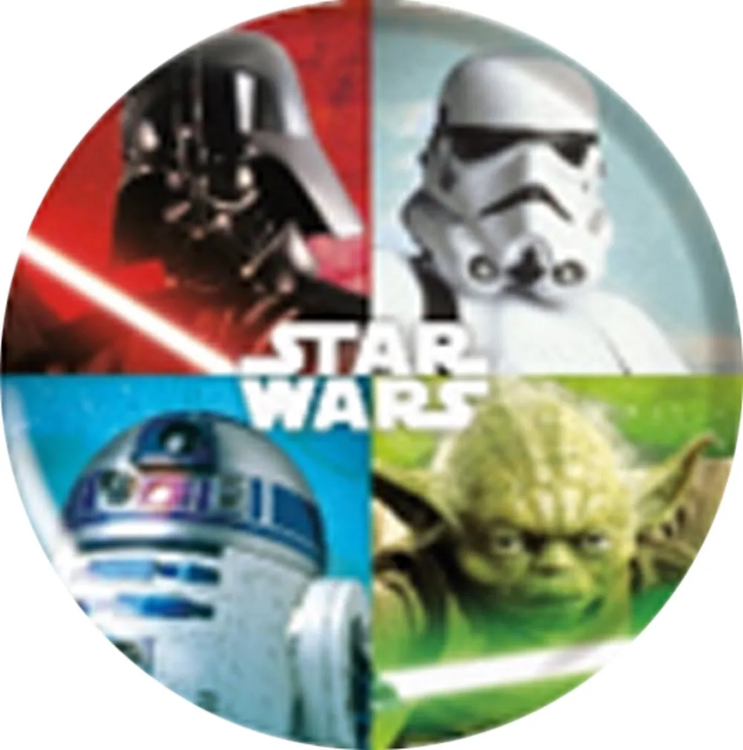 Star Wars Melamine Bord - 23cm - 6 Stuks