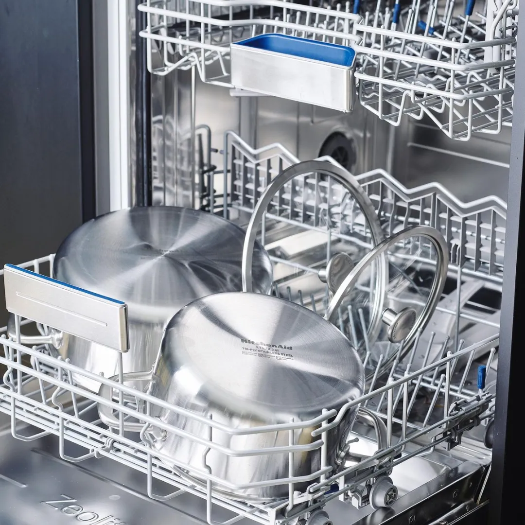 KitchenAid Multi-Ply RVS Kookpan 24cm - 4,9L - Inductie - Zilver