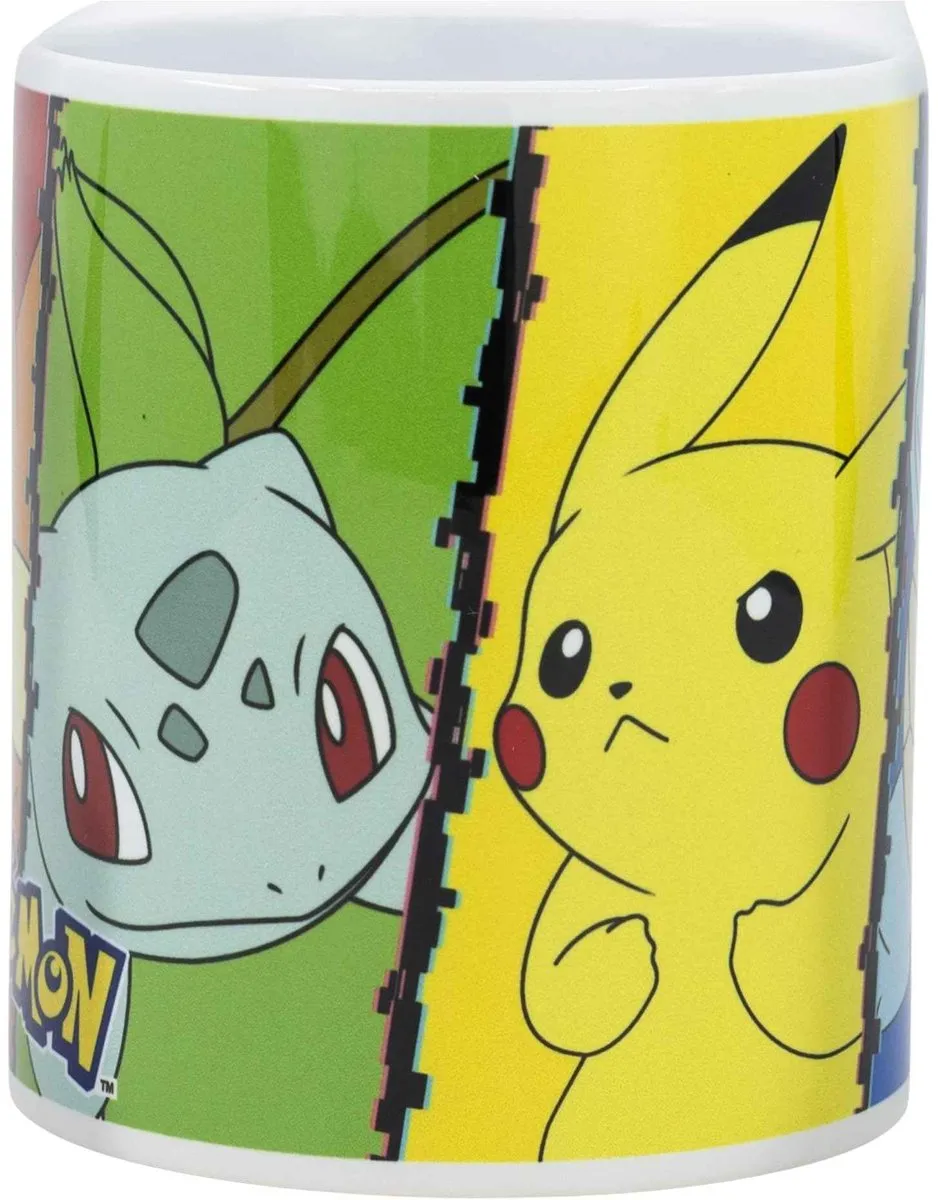 Pokémon Mok - Pikachu/Charmander/Squirtle/Bulbasaur - 315ml - Keramiek