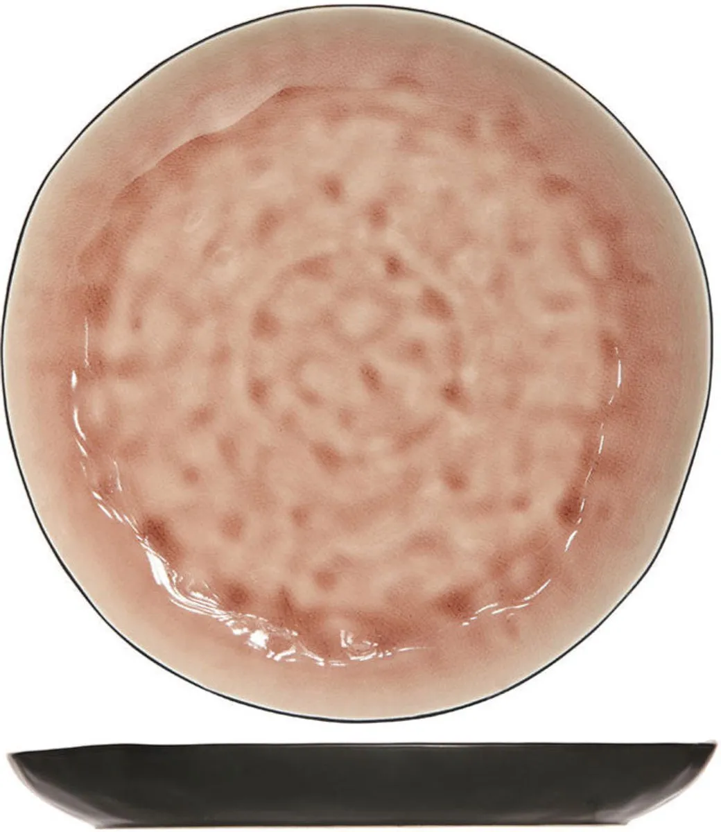 Cosy&Trendy Laguna Dinerborden - 4 Stuks Ø27cm Roze