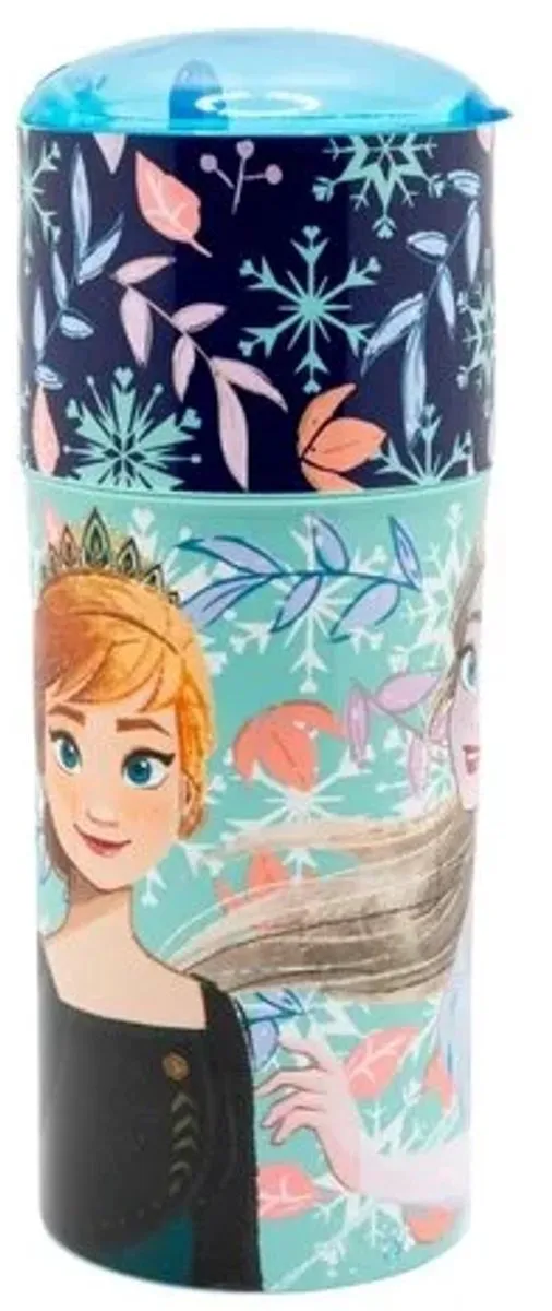 Disney Frozen Drinkbeker Elsa Anna Olaf 350ml - Roze/Blauw/Wit
