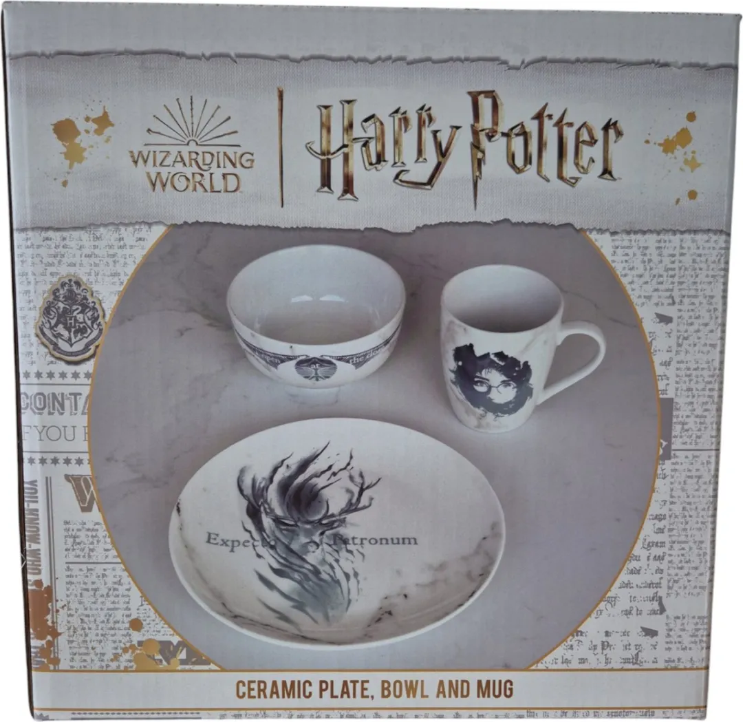 Harry Potter Always Kom Kopje Bord - 1 Persoon Wit - afbeelding 2 van 2