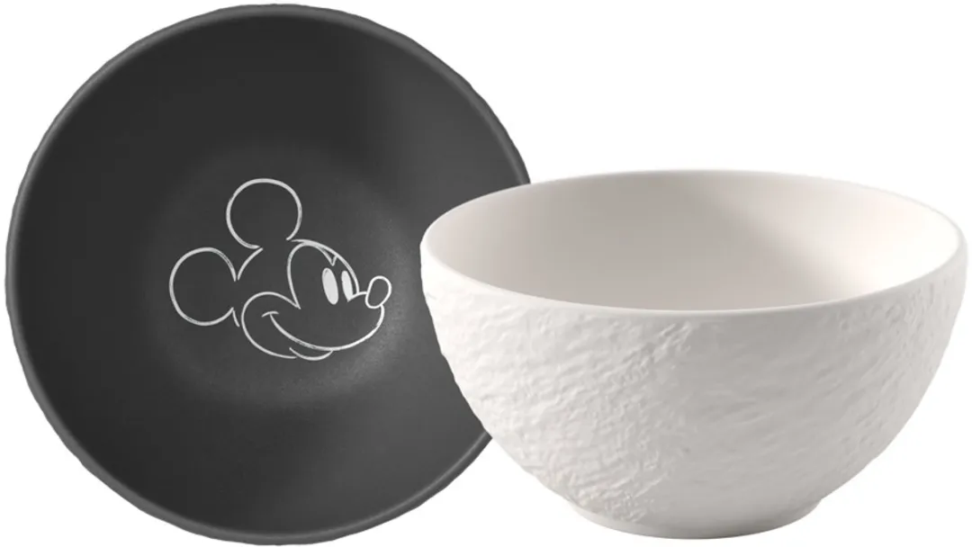 Villeroy & Boch Manufacture Rock Müslischalen Mickey Mouse