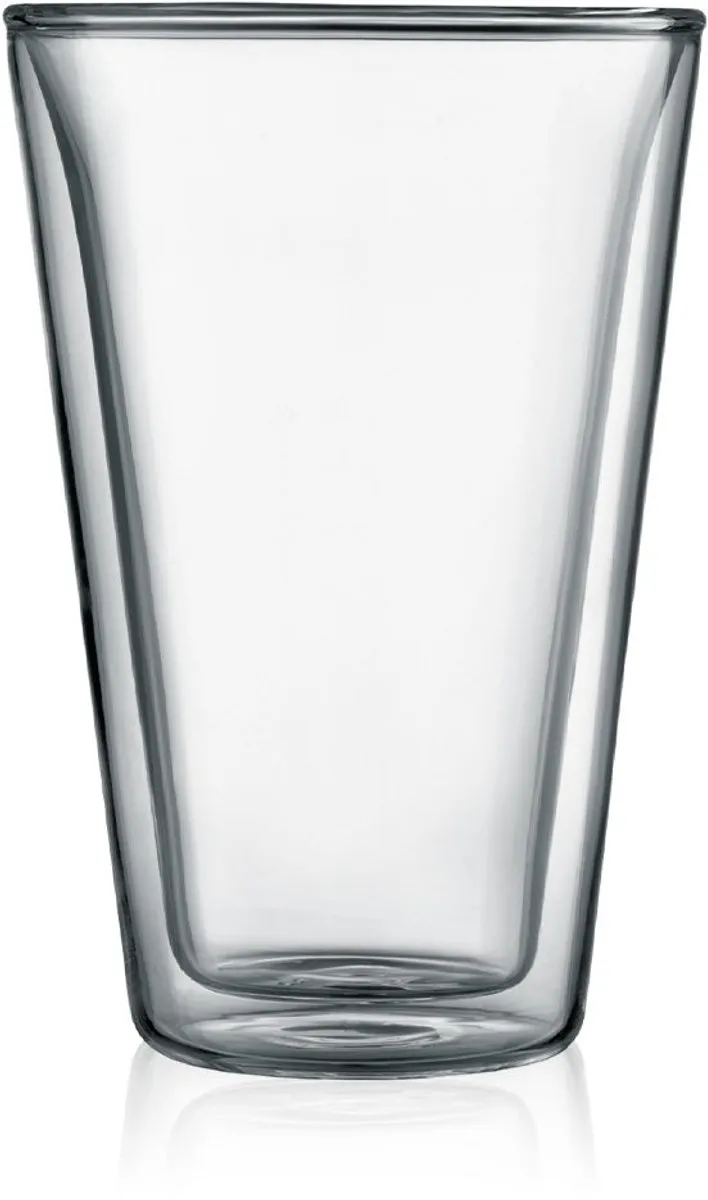 Bodum Dubbelwandige Latte Macchiato Glazen 400ml - 2 Stuks