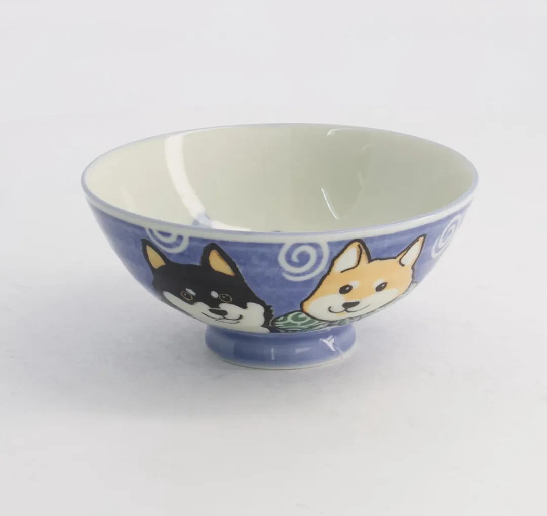 Tokyo Design Studio Kawaii Rijstkom Shiba Hond