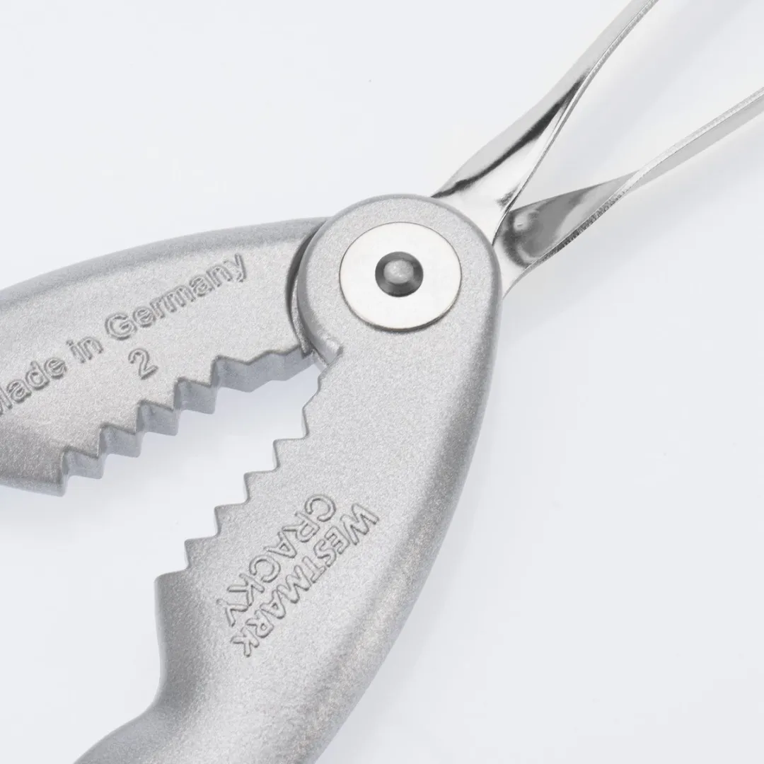Westmark Kreeftenkraker met pincet - 21,1 cm - Zilver