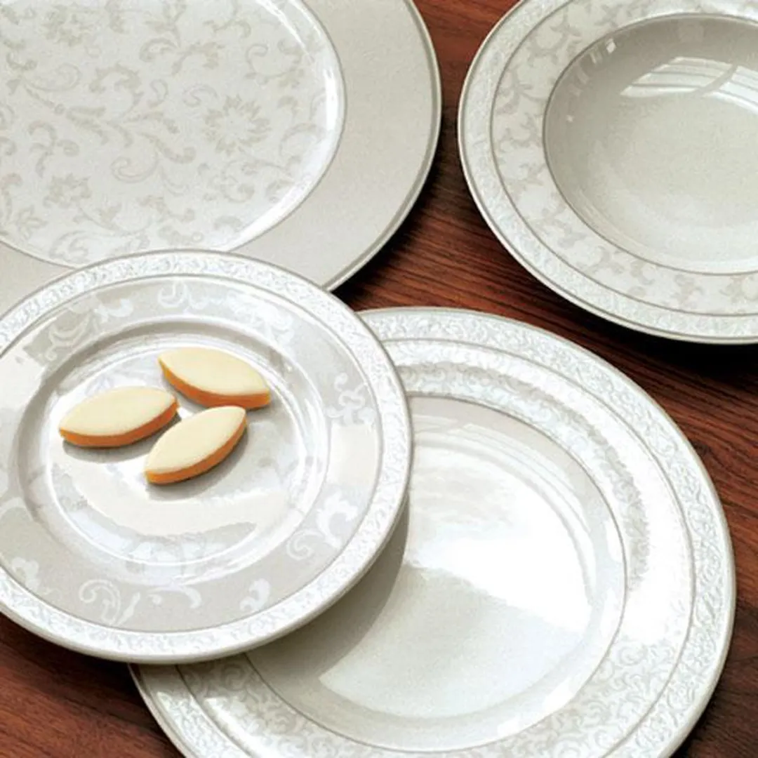 Villeroy & Boch 1043922650 Ontbijtbord - 22cm - Grijs/Wit
