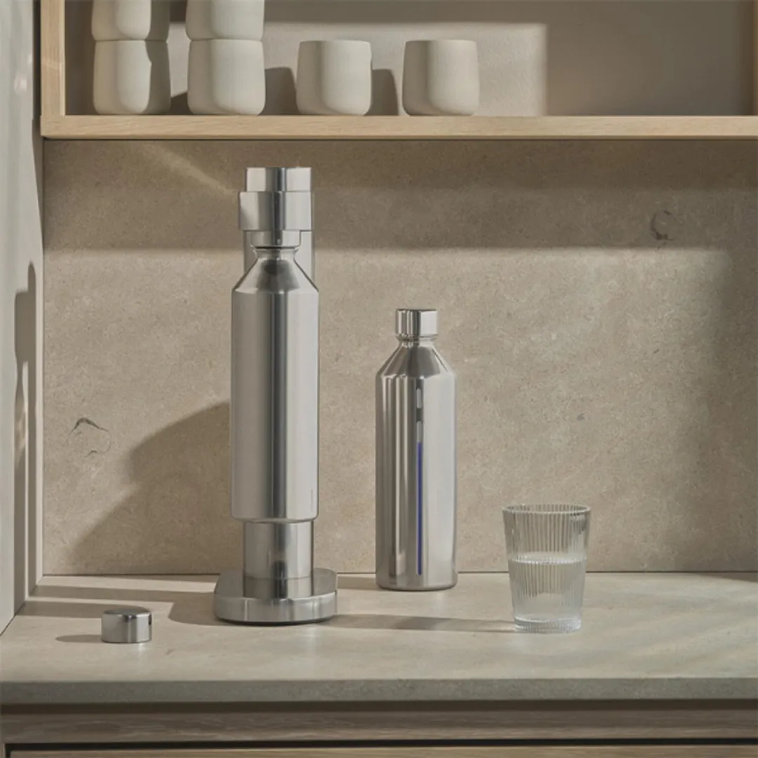 Stelton Brus Carbonator Fles RVS Glans 1,2L