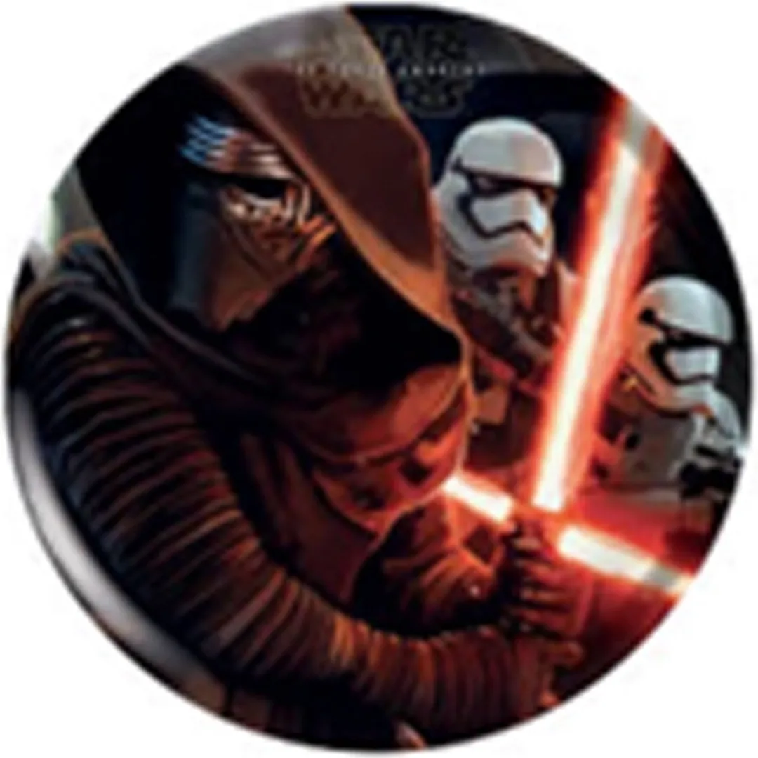 Star Wars Bord - 6 Stuks - Zwart