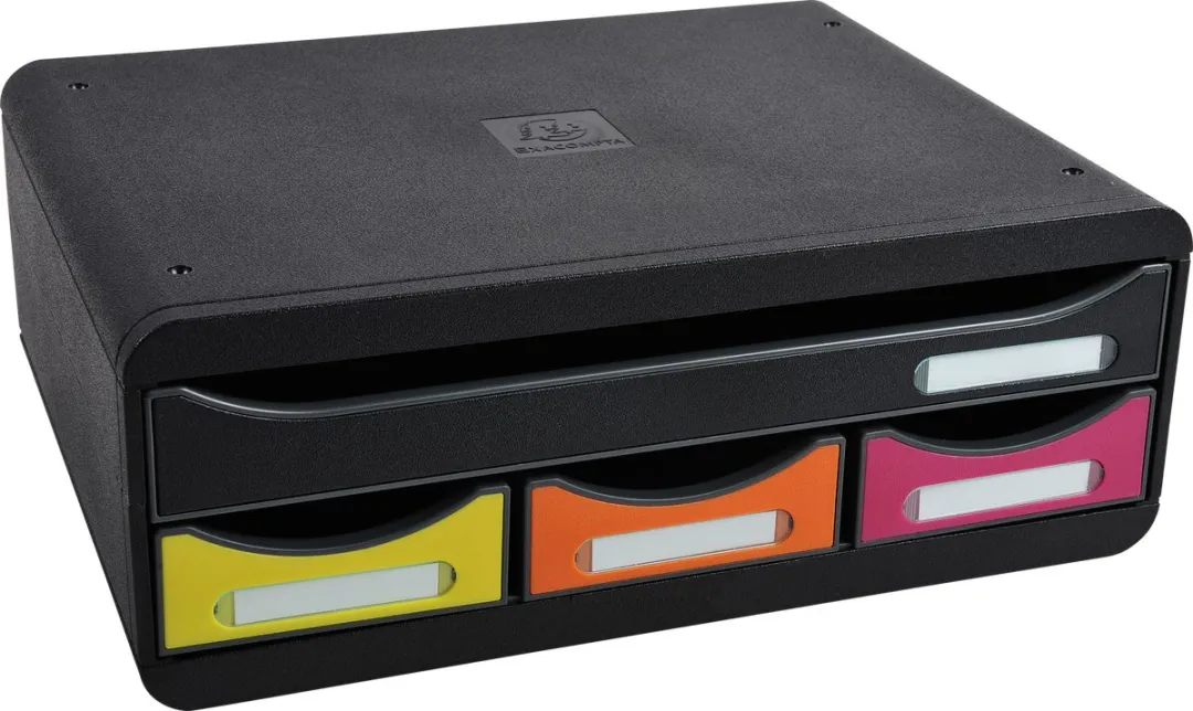 Exacompta TOOLBOX MINI 4 Lades Harlekijn
