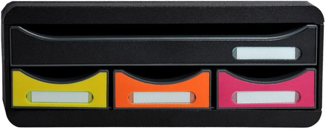 Exacompta TOOLBOX MINI 4 Lades Harlekijn - 319798D - afbeelding 6 van 6