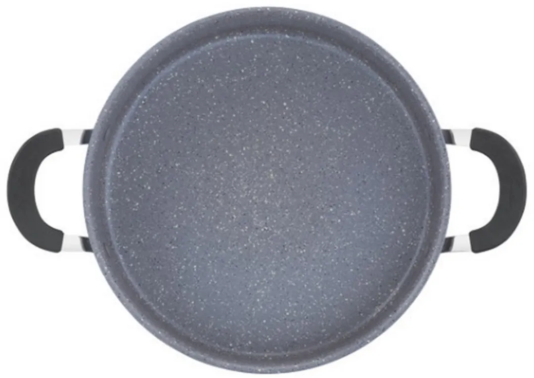 Lagostina Koekenpan 26cm Antiaanbak - Grijs/Zwart