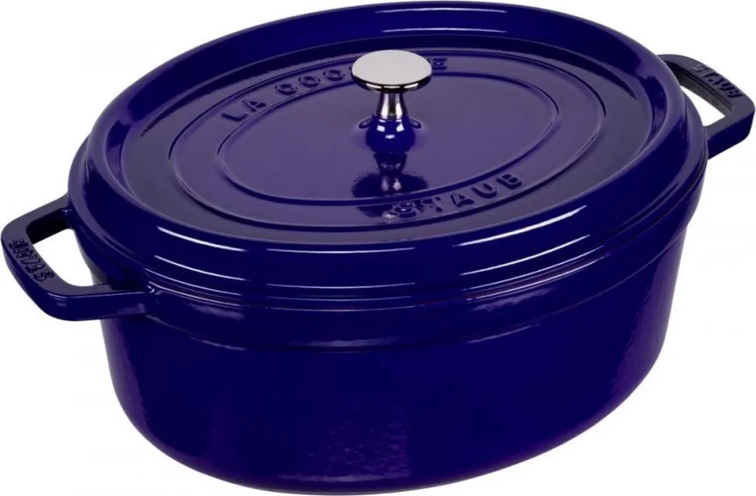 Staub Cocotte Ovaal 31cm - Donkerblauw - afbeelding 5 van 5