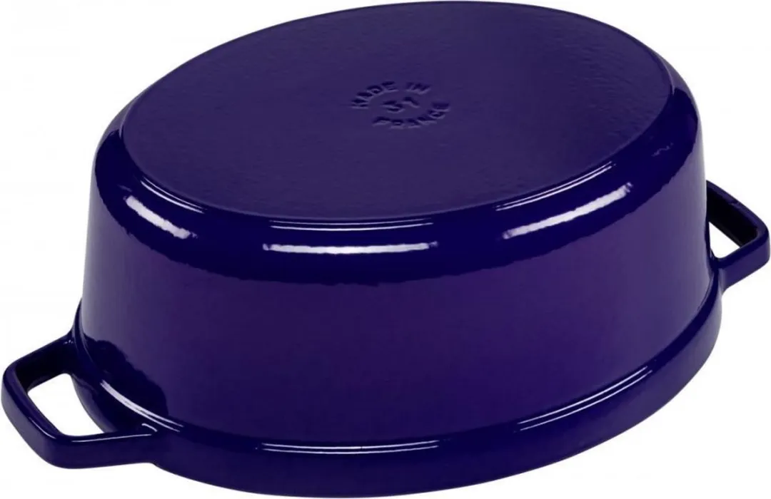 Staub Cocotte Ovaal 31cm - Donkerblauw - afbeelding 3 van 5