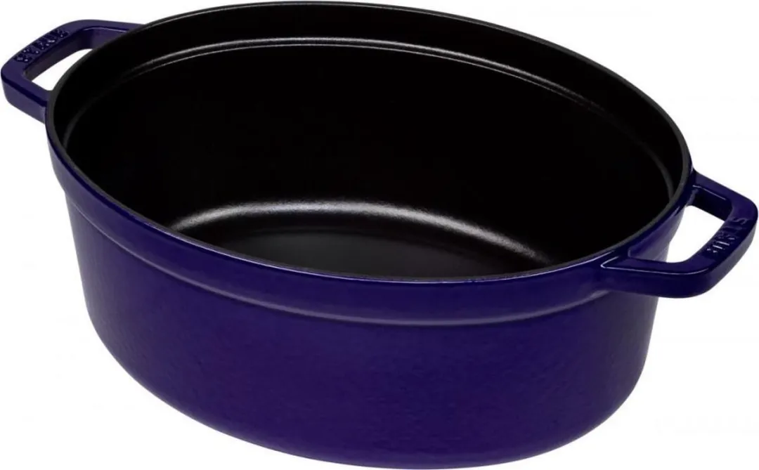Staub Cocotte Ovaal 31cm - Donkerblauw - afbeelding 2 van 5