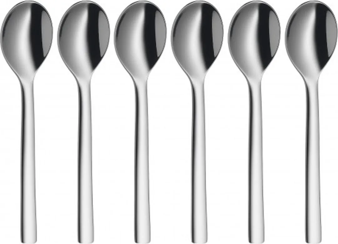 WMF Nuova Espresso Lepels 6-delig RVS