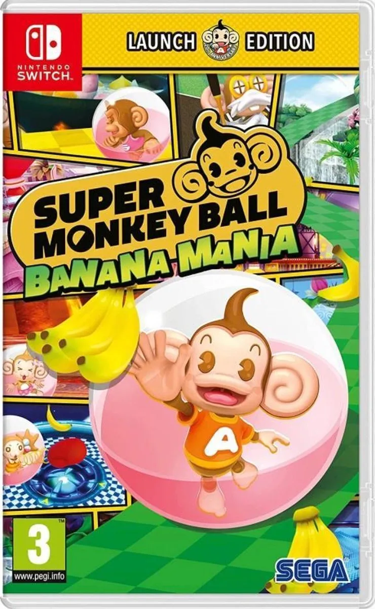 Sega Super Monkey Ball Banana Mania Launch Edition