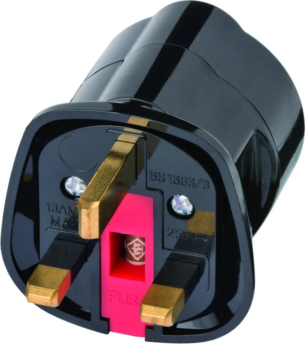 Brennenstuhl Reisstekkeradapter 1508533 - Type G - Zwart