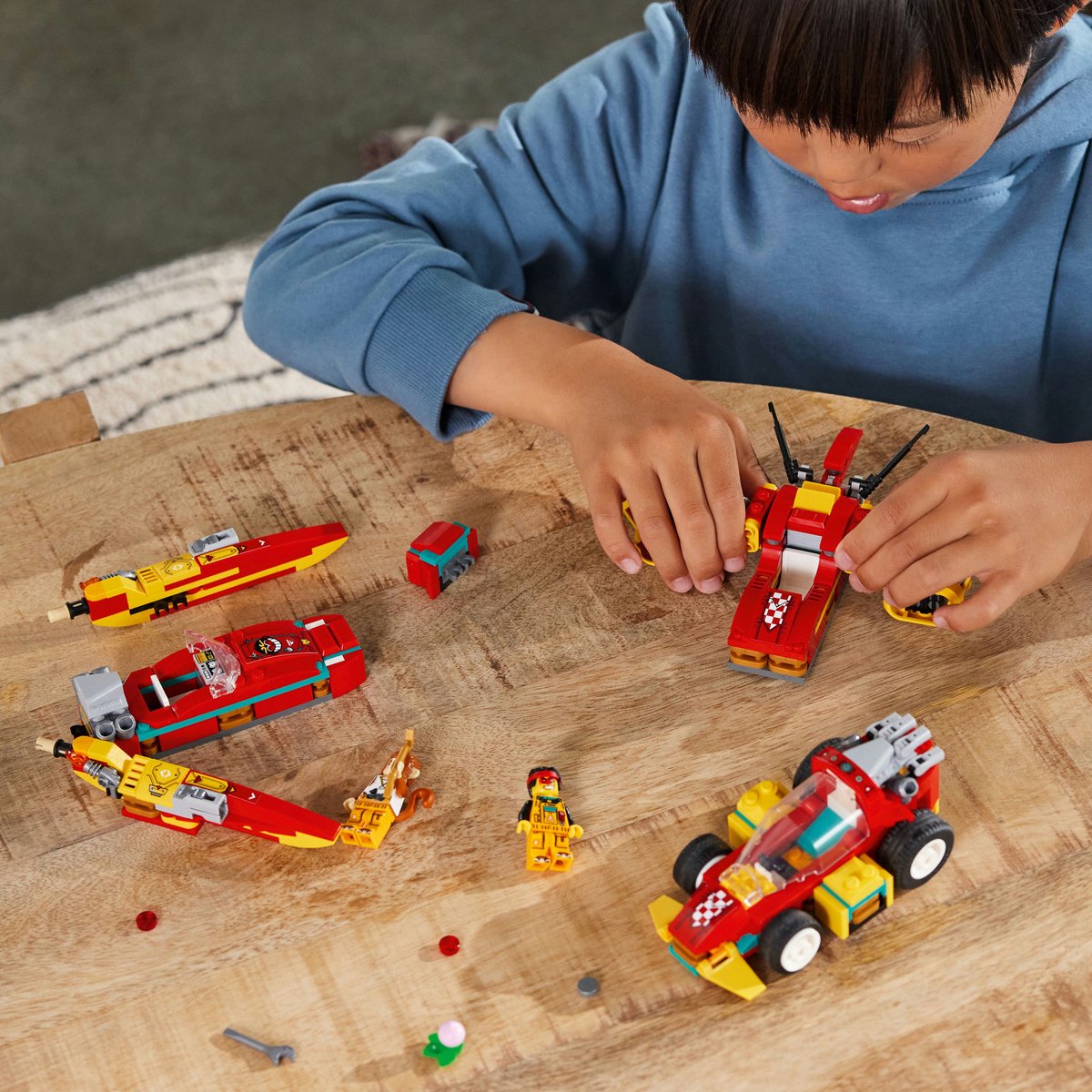 LEGO Monkie Kid Creative Vehicles 80050, Bouwpakket, 6 jaar, Kunststof, 390 stuk(s), 496 g