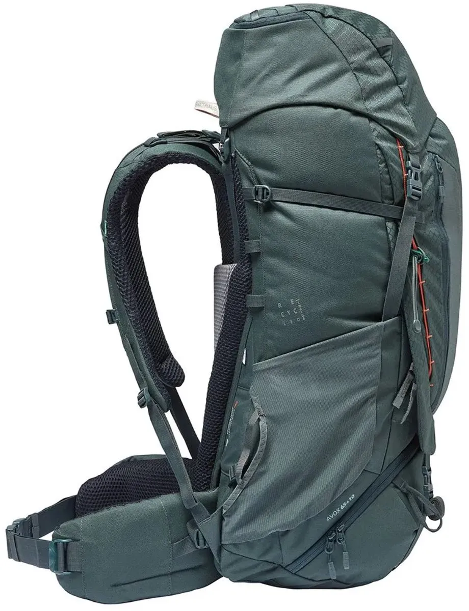 Vaude Avox 65+10 Trekkingrugzak - 65L - Dark Forest