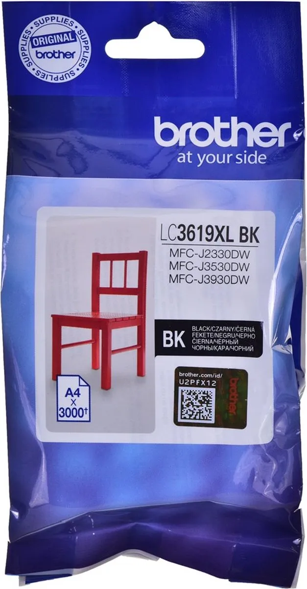 Brother LC-3619XLBK Inktcartridge - Zwart
