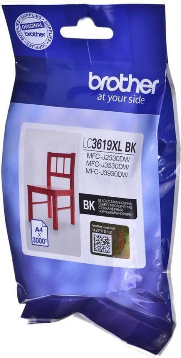 Brother LC-3619XLBK Inktcartridge - Zwart