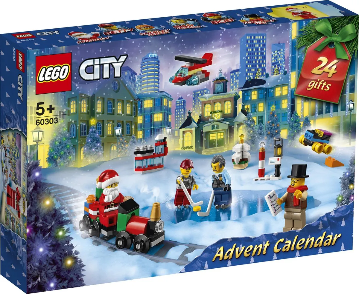 LEGO City Adventskalender 60303 - 349 Stukken - Meerkleurig