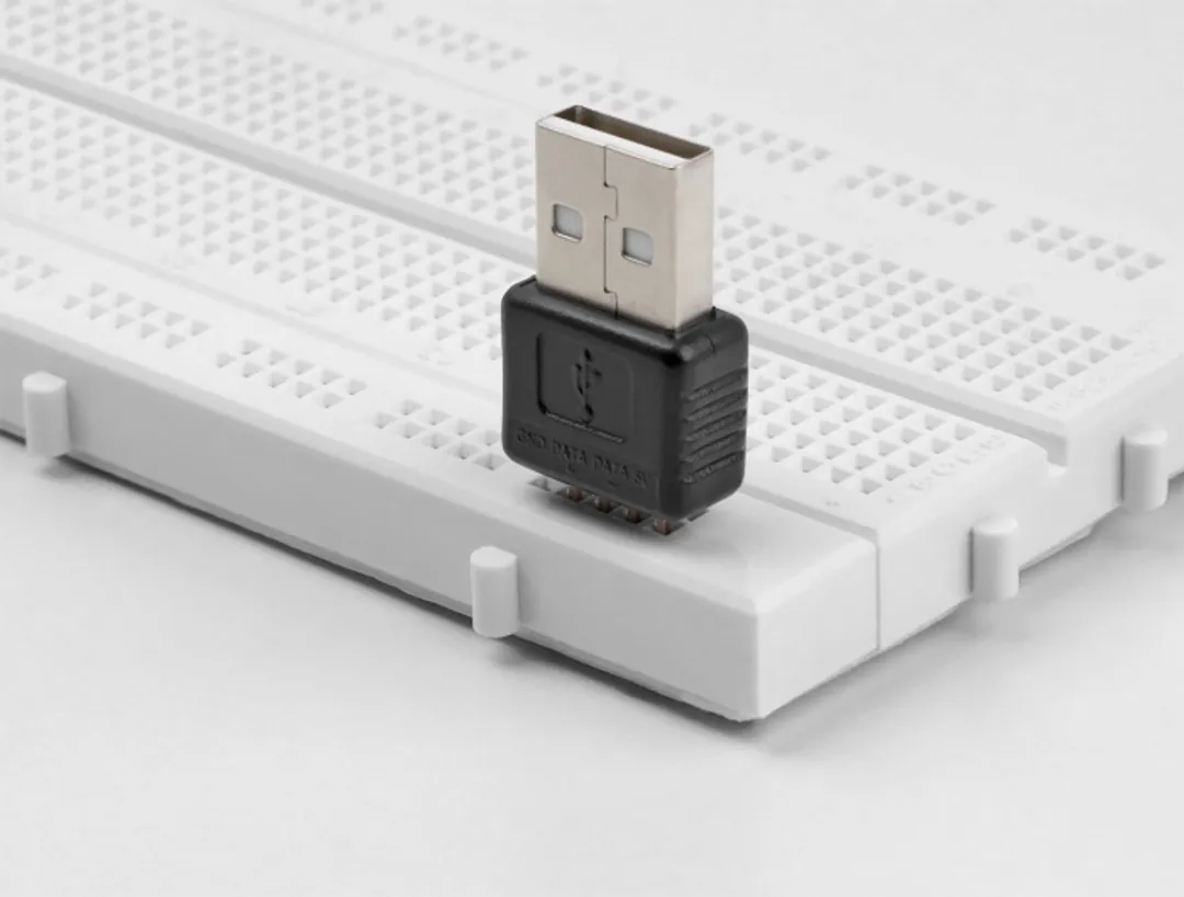 Delock USB 2.0 Adapter Type-A Mannelijk 4 Poorten - Zwart/Zilver