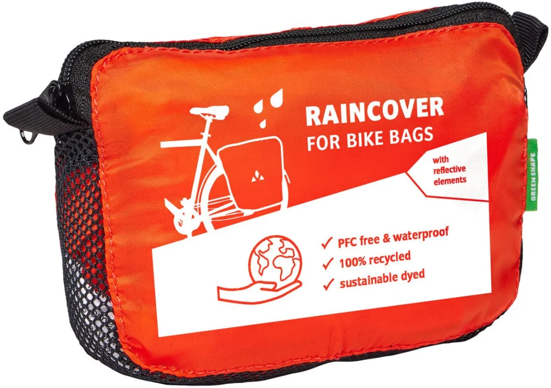 Vaude Regenhoes voor Fietstassen 25L - Orange