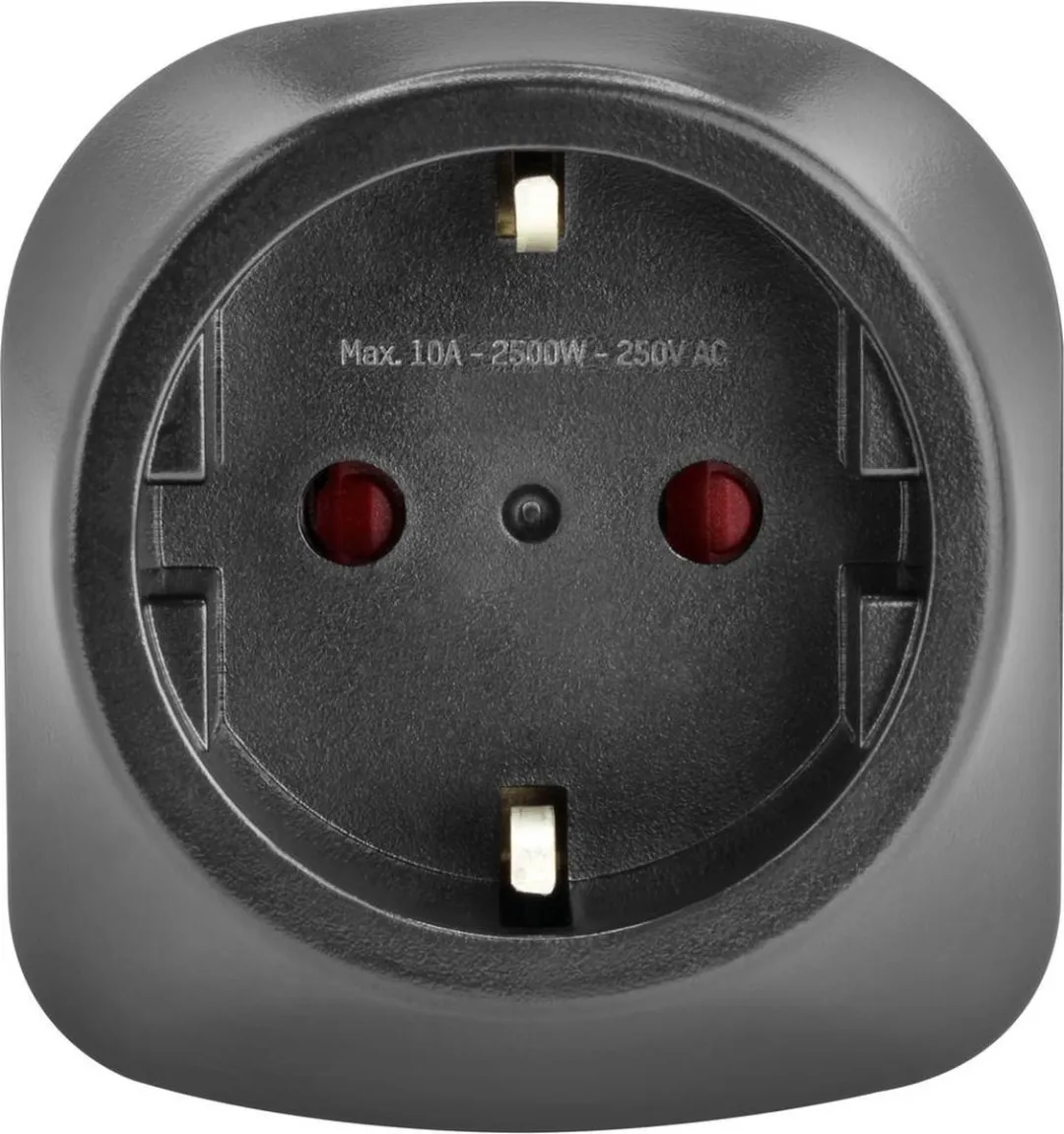 Ansmann Wereldstekker EU-IT Reisadapter 12331601AB - Zwart