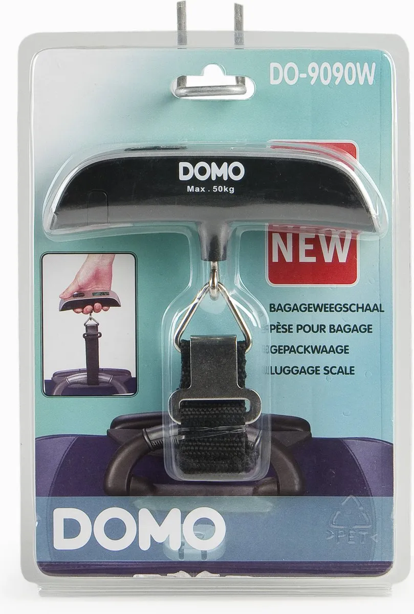 Domo DO9090W Bagageweegschaal - Zilvergrijs