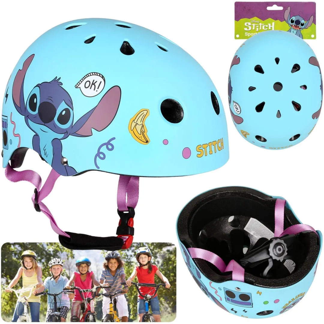 Disney Stitch Blauwe Fietshelm