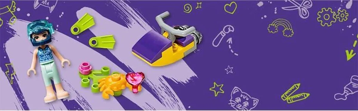 LEGO Friends Emma Hartvormige Zomerdoos 41385 - 86 Stukken - afbeelding 6 van 6