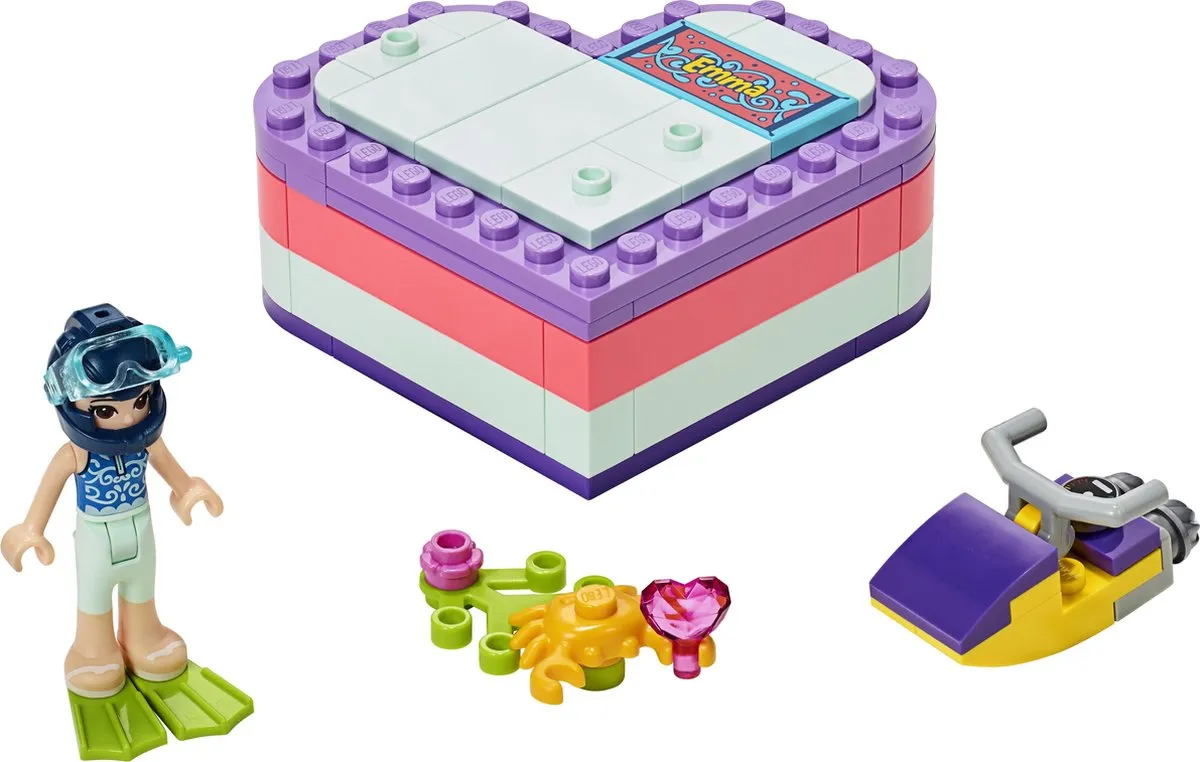 LEGO Friends Emma Hartvormige Zomerdoos 41385 - 86 Stukken