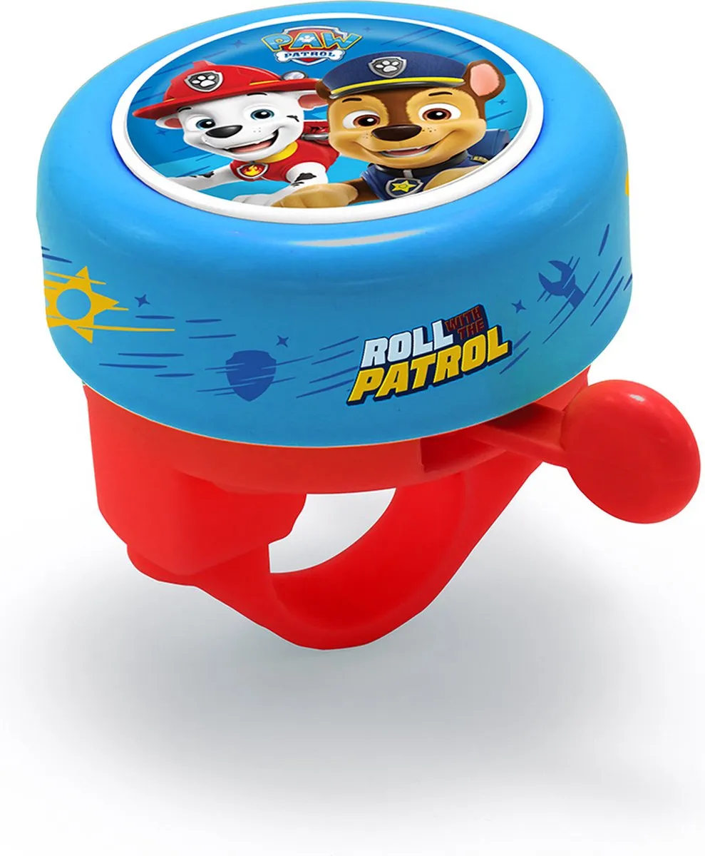 Nickelodeon Paw Patrol Fietsbel - 55mm - Blauw/Rood