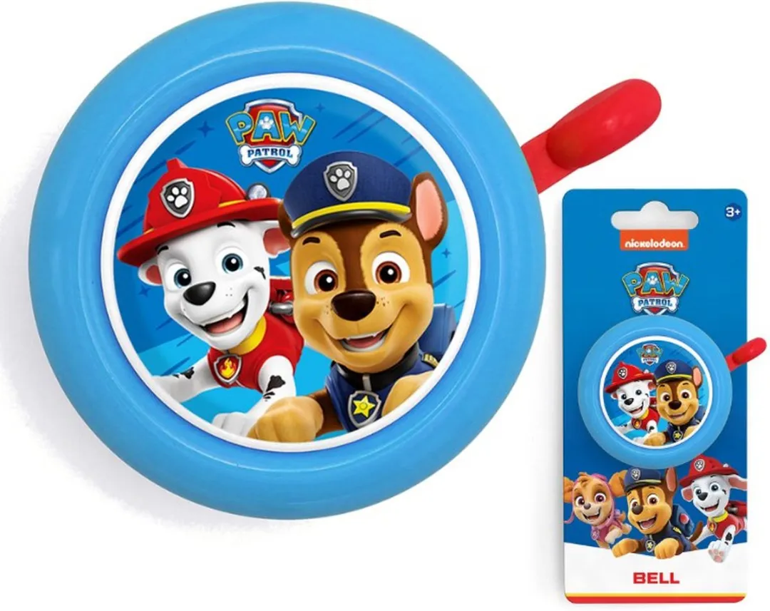 Nickelodeon Paw Patrol Fietsbel - 55mm - Blauw/Rood