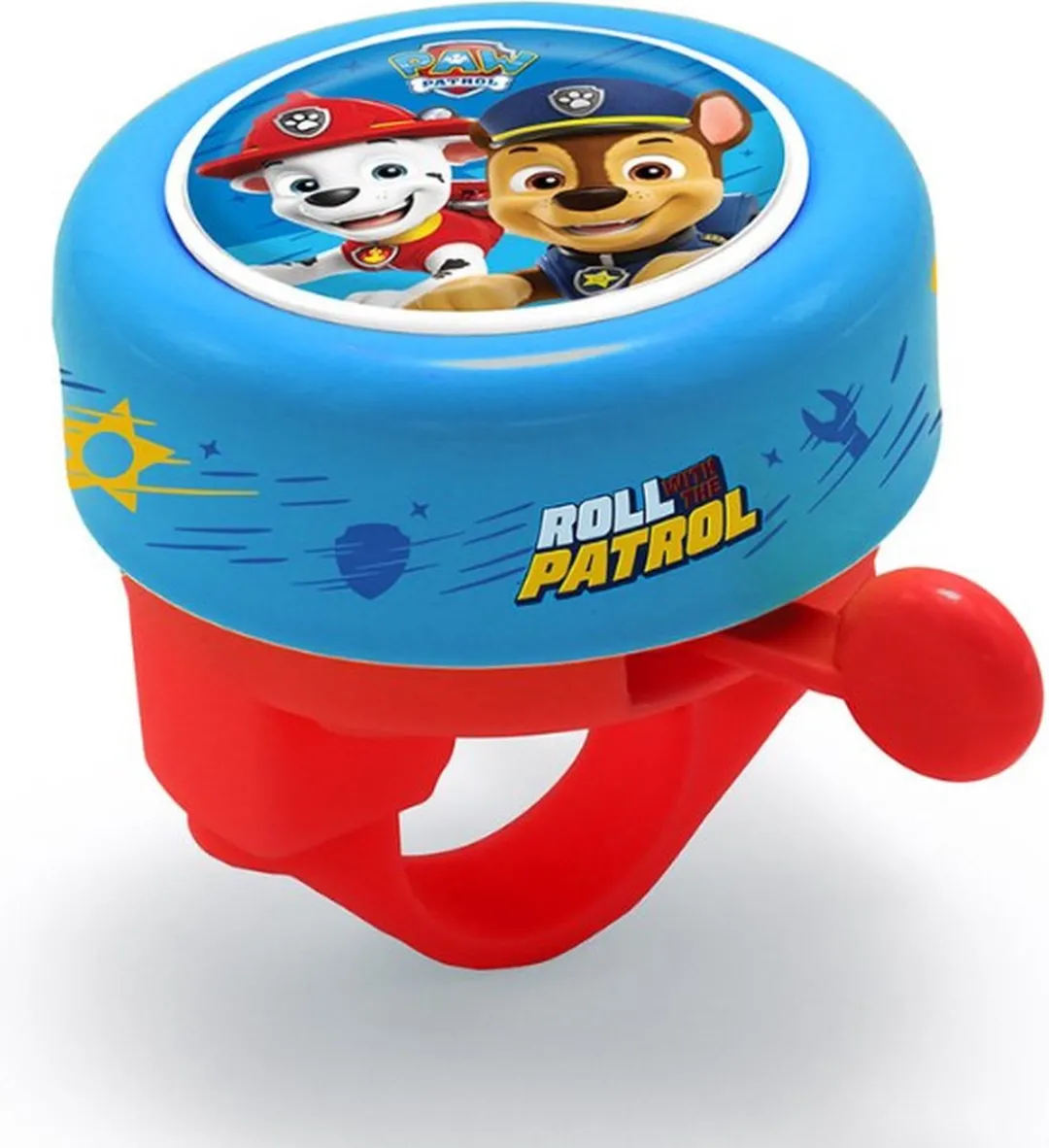 Nickelodeon Paw Patrol Fietsbel - 55mm - Blauw/Rood