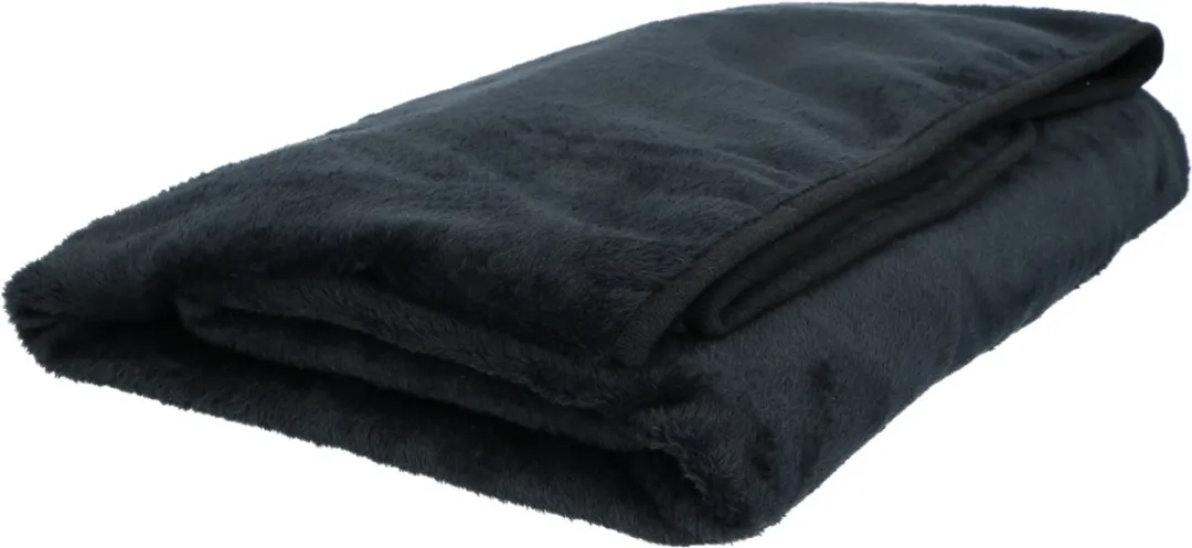 Carpoint Reisdeken & Reiskussen 2-in-1 165x95cm - Zwart