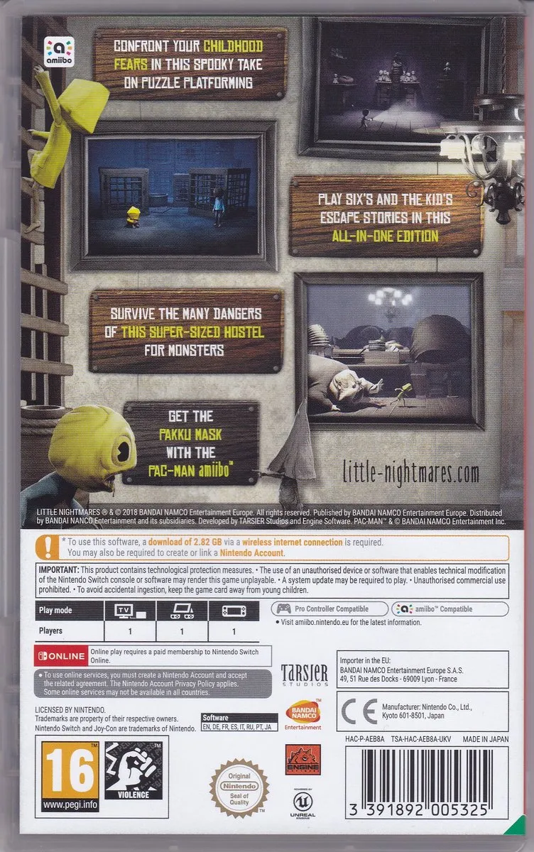 Bandai Namco Little Nightmares Complete Edition NSW