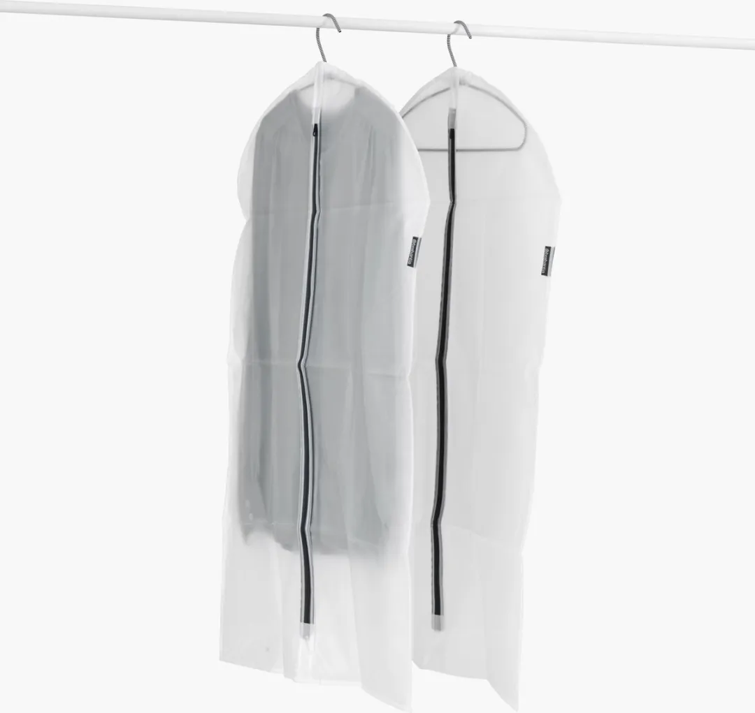 Brabantia Kledinghoezen M 60x100cm - 2 Stuks - Wit/Grijs - afbeelding 2 van 6