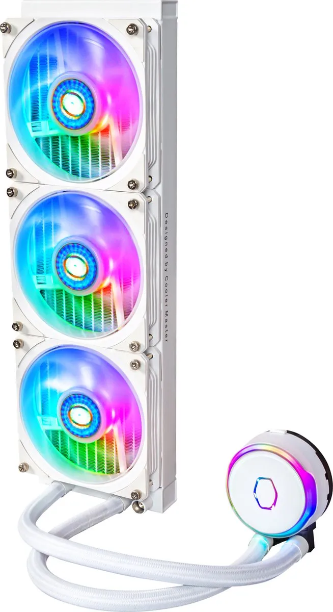 Cooler Master MasterLiquid PL360 Flux MLY-D36M-A23PZ-RW - 360mm - Wit - afbeelding 2 van 4