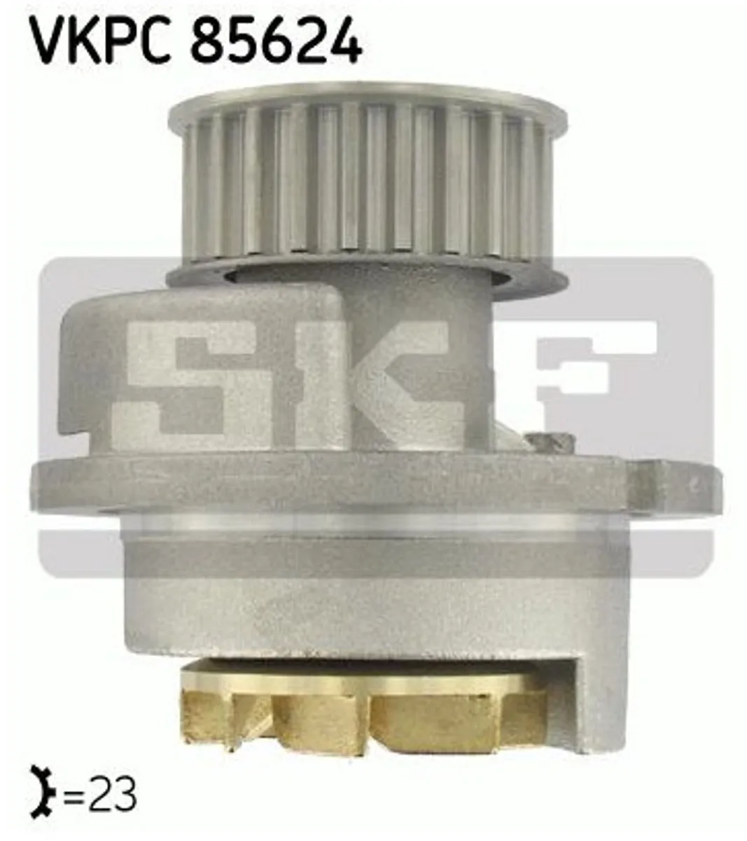 SKF VKMC 05156-3 Waterpomp + Distributieriemset - 5 Stuks - o.a. Opel/Saab