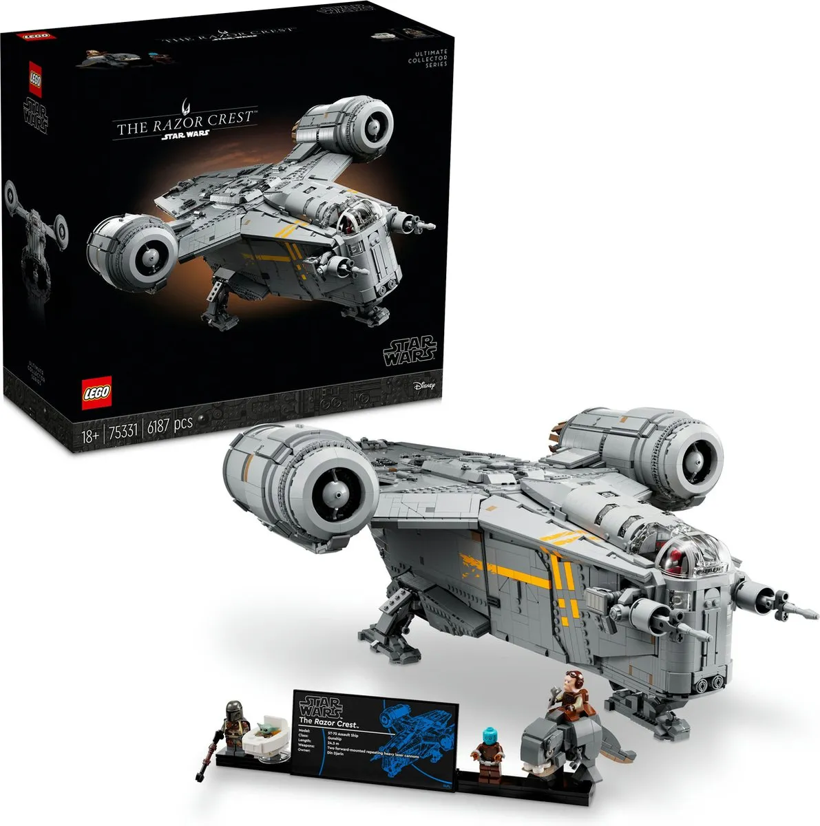 LEGO Star Wars De Razor Crest UCS 75331 - 6187 Stukken - Multicolor